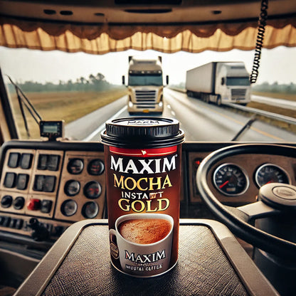 MAXIM Instant Coffee Variety Pack – 20 Sticks (4 Flavors) – Best Coffee for Truck Drivers